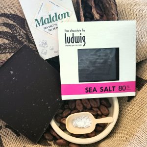 Sea salt chocolate square